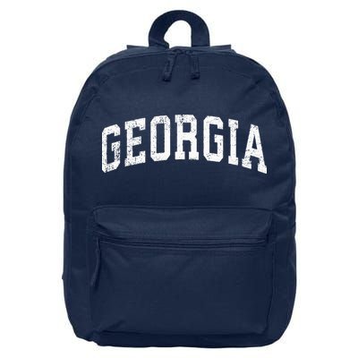 Georgia Vintage Varsity Sports Text 16 in Basic Backpack