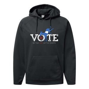 Ga Vote Voice Performance Fleece Hoodie