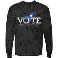 Ga Vote Voice Tie-Dye Long Sleeve Shirt