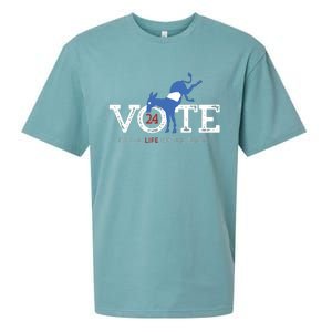 Ga Vote Voice Sueded Cloud Jersey T-Shirt