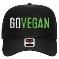 Go Vegan Vegetarian High Crown Mesh Back Trucker Hat