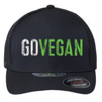 Go Vegan Vegetarian Flexfit Unipanel Trucker Cap