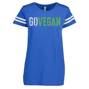 Go Vegan Vegetarian Enza Ladies Jersey Football T-Shirt