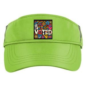 Go Vote We Going To Vote For Peace And Quiet In The World Adult Drive Performance Visor