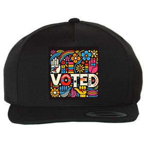 Go Vote We Going To Vote For Peace And Quiet In The World Wool Snapback Cap