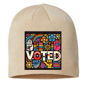 Go Vote We Going To Vote For Peace And Quiet In The World Sustainable Beanie