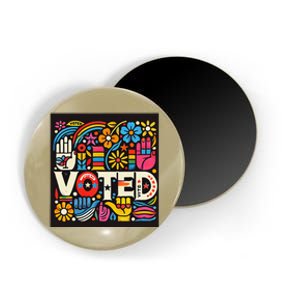 Go Vote We Going To Vote For Peace And Quiet In The World Magnet