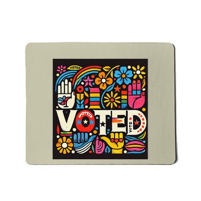 Go Vote We Going To Vote For Peace And Quiet In The World Mousepad