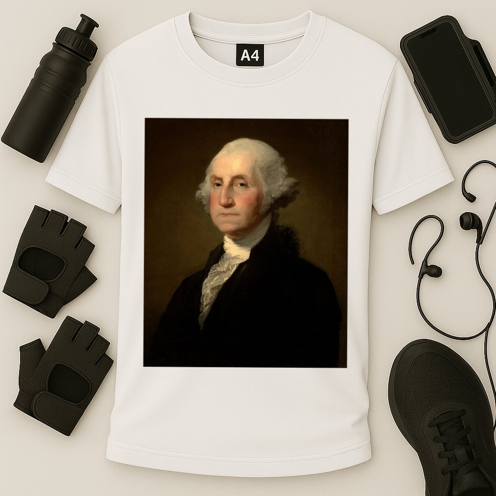 George Washington 1st President Of The United States Cooling Performance Crew T-Shirt