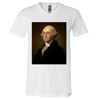 George Washington 1st President Of The United States V-Neck T-Shirt