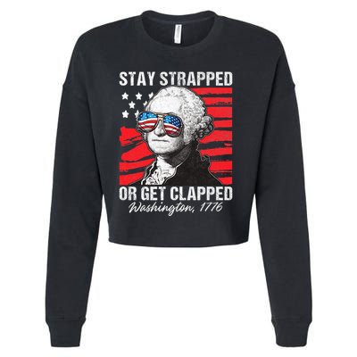 George Washington 1776 Stay Strapped Cropped Pullover Crew