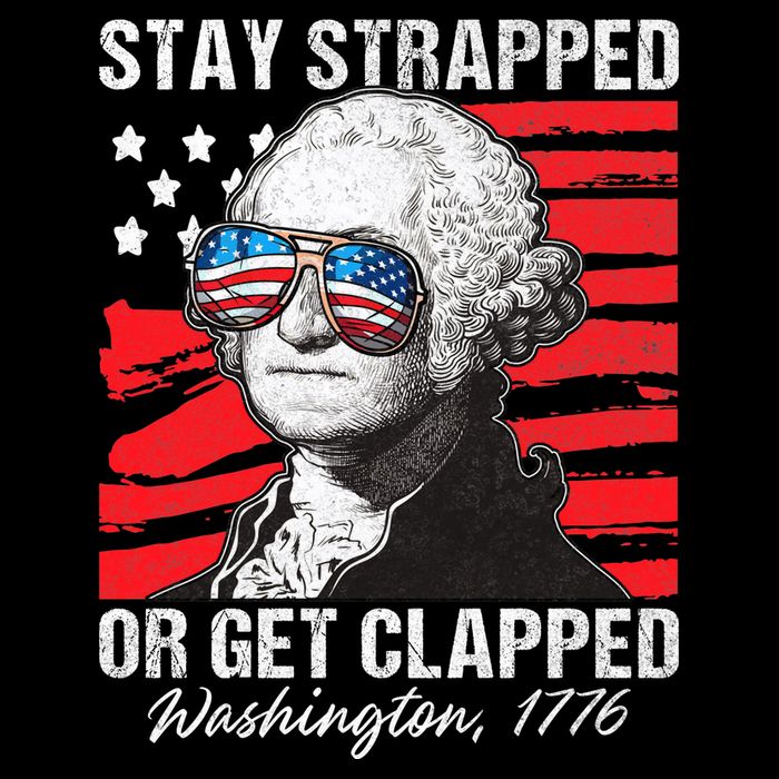 George Washington 1776 Stay Strapped Wool Snapback Cap