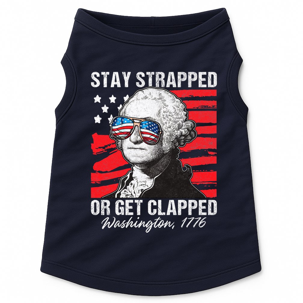 George Washington 1776 Stay Strapped Doggie Tank