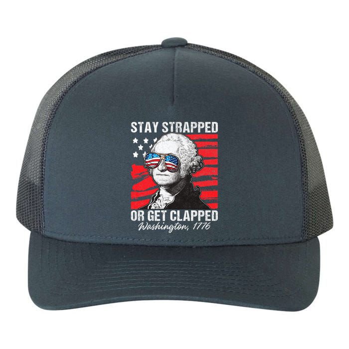 George Washington 1776 Stay Strapped Yupoong Adult 5-Panel Trucker Hat