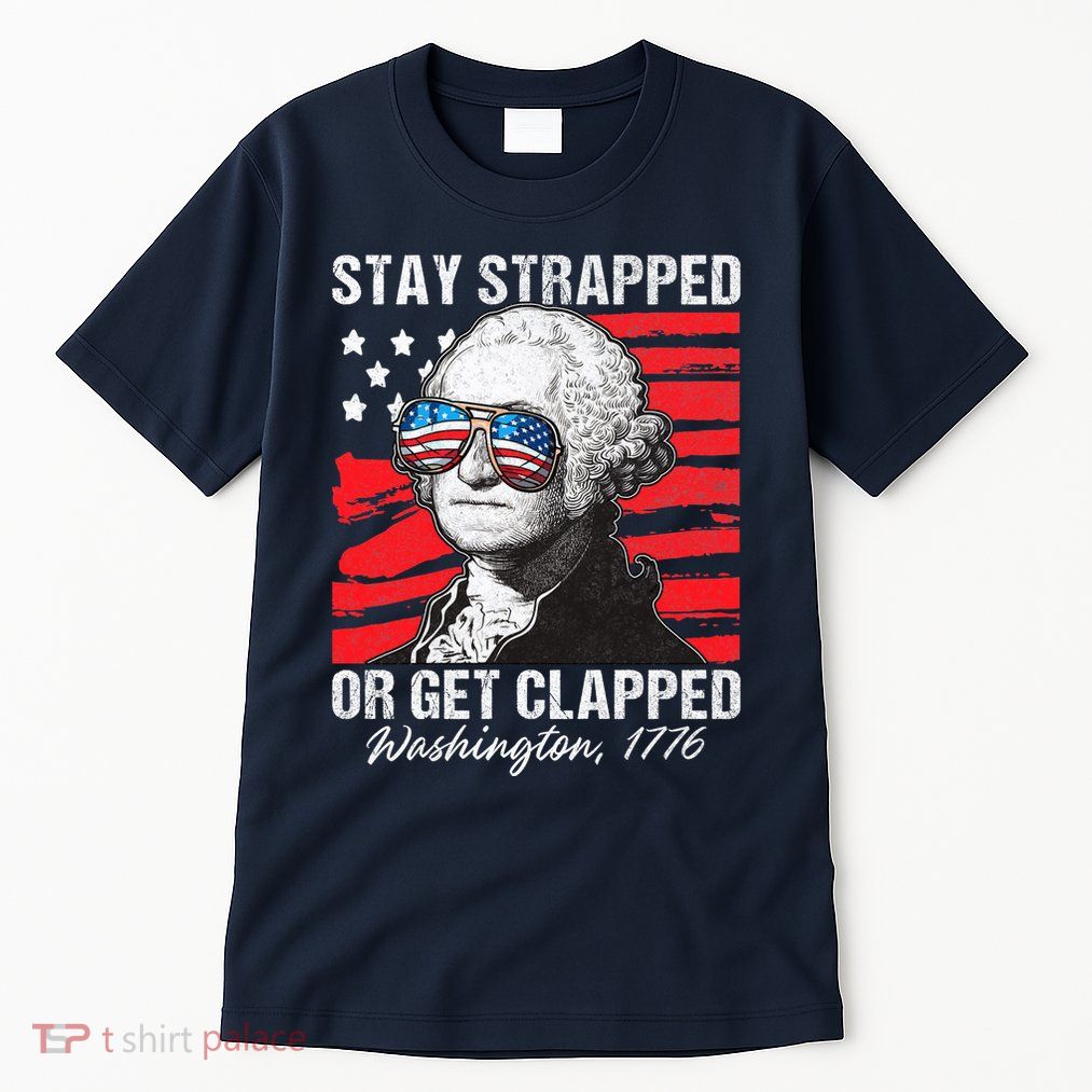 George Washington 1776 Stay Strapped Tall T-Shirt