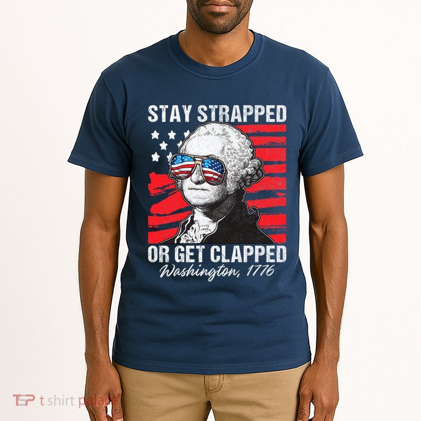 George Washington 1776 Stay Strapped Tall T-Shirt