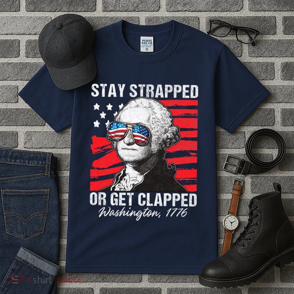 George Washington 1776 Stay Strapped Tall T-Shirt