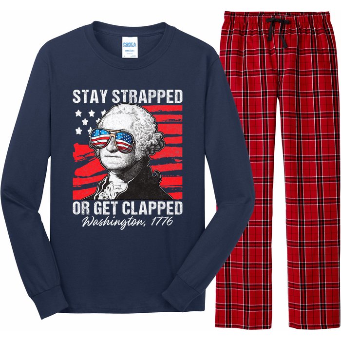 George Washington 1776 Stay Strapped Long Sleeve Pajama Set