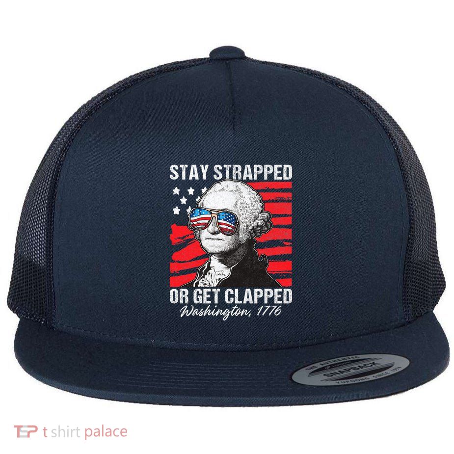 George Washington 1776 Stay Strapped Flatbill Hat