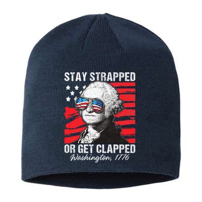 George Washington 1776 Stay Strapped Sustainable Beanie