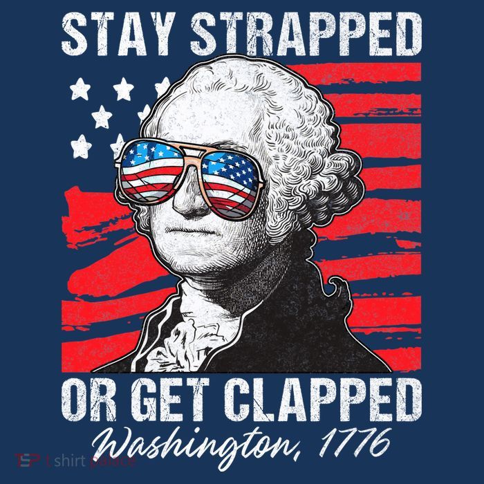 George Washington 1776 Stay Strapped Sustainable Beanie