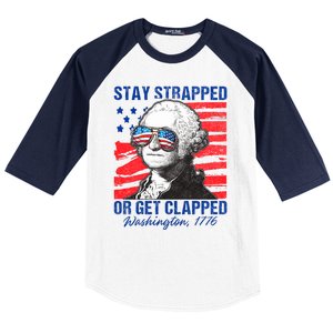 George Washington 1776 Stay Strapped Baseball Sleeve Shirt