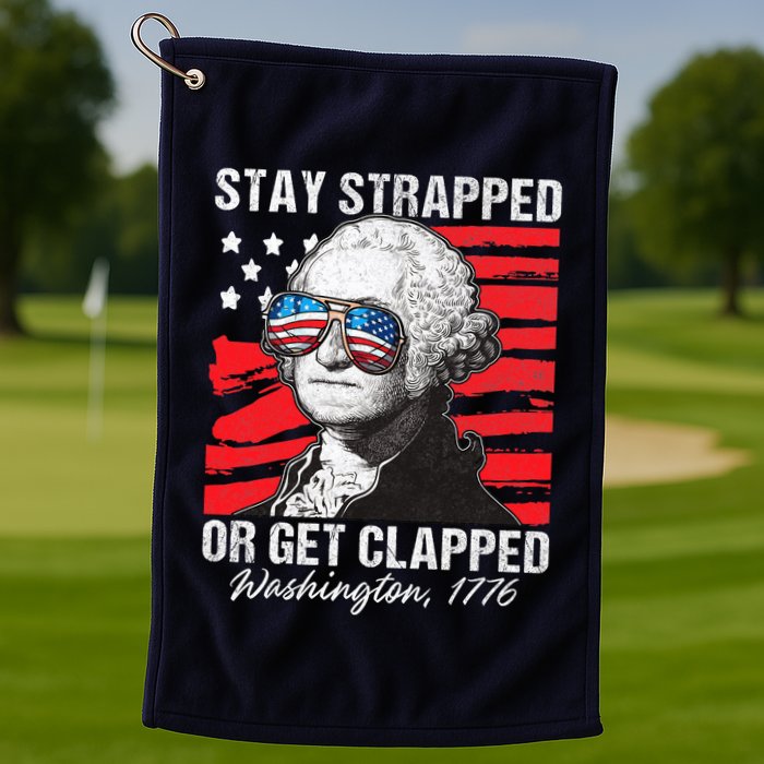 George Washington 1776 Stay Strapped Golf Towel