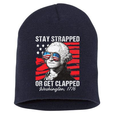 George Washington 1776 Stay Strapped Short Acrylic Beanie