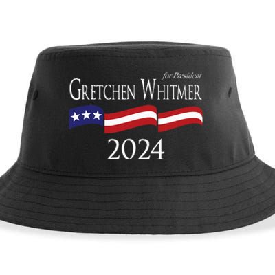 Gretchen Whitmer 2024 For President Election Campaign Sustainable Bucket Hat