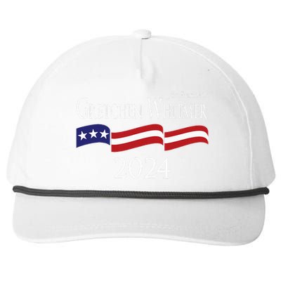 Gretchen Whitmer 2024 For President Election Campaign Snapback Five-Panel Rope Hat