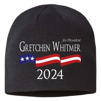 Gretchen Whitmer 2024 For President Election Campaign Sustainable Beanie