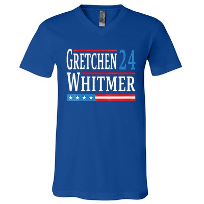 Gretchen Whitmer 2024 For President Election V-Neck T-Shirt