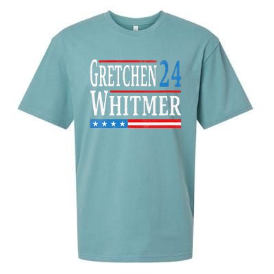 Gretchen Whitmer 2024 For President Election Sueded Cloud Jersey T-Shirt