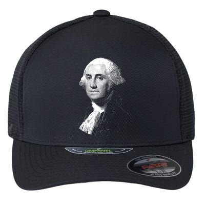 George Washington 4th Of July Design Flexfit Unipanel Trucker Cap