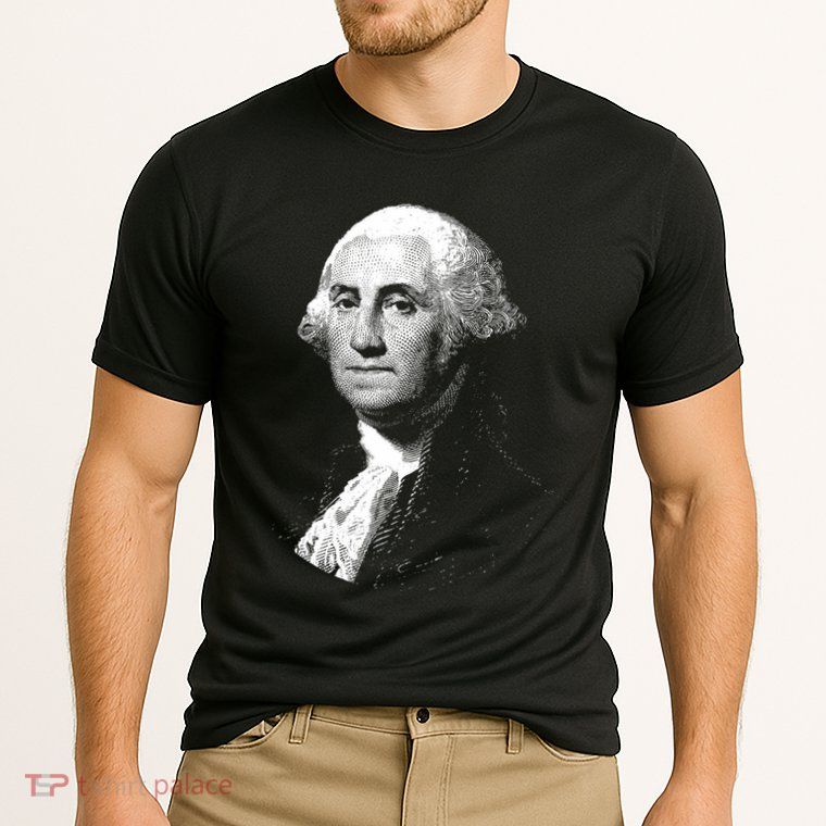 George Washington 4th Of July Design Performance Shirt