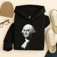 George Washington 4th Of July Design Hoodie