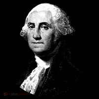 George Washington 4th Of July Design Sustainable Bucket Hat