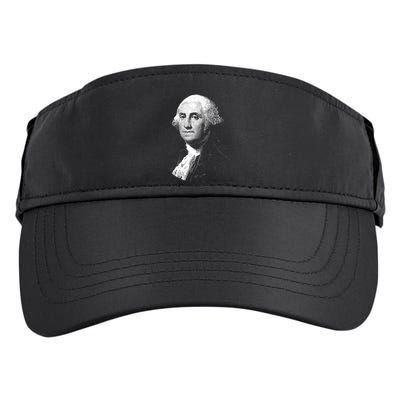 George Washington 4th Of July Design Adult Drive Performance Visor