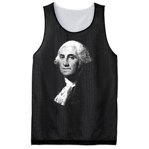 George Washington 4th Of July Design Mesh Reversible Basketball Jersey Tank