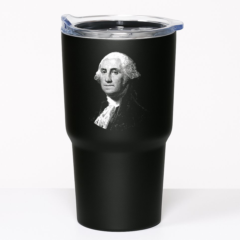 George Washington 4th Of July Design Tumbler
