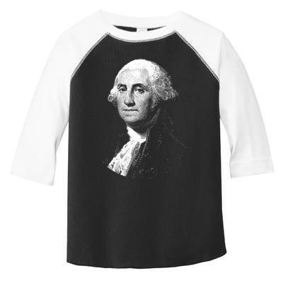 George Washington 4th Of July Design Toddler Fine Jersey T-Shirt