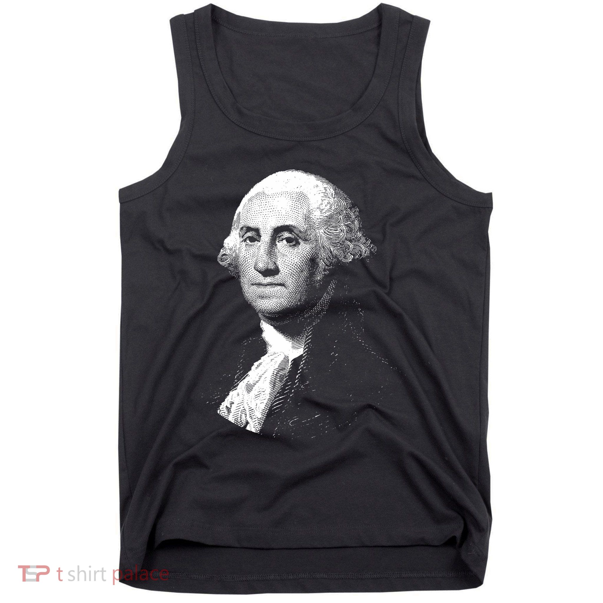 George Washington 4th Of July Design Tank Top