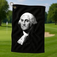 George Washington 4th Of July Design Golf Towel