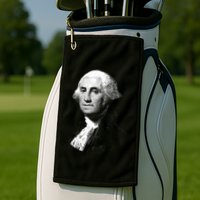 George Washington 4th Of July Design Golf Towel