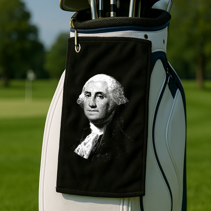 George Washington 4th Of July Design Golf Towel