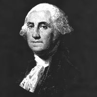 George Washington 4th Of July Design Golf Towel