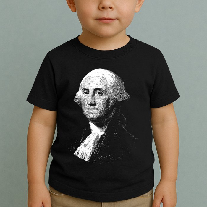 George Washington 4th Of July Design Toddler T-Shirt