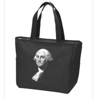 George Washington 4th Of July Design Zip Tote Bag