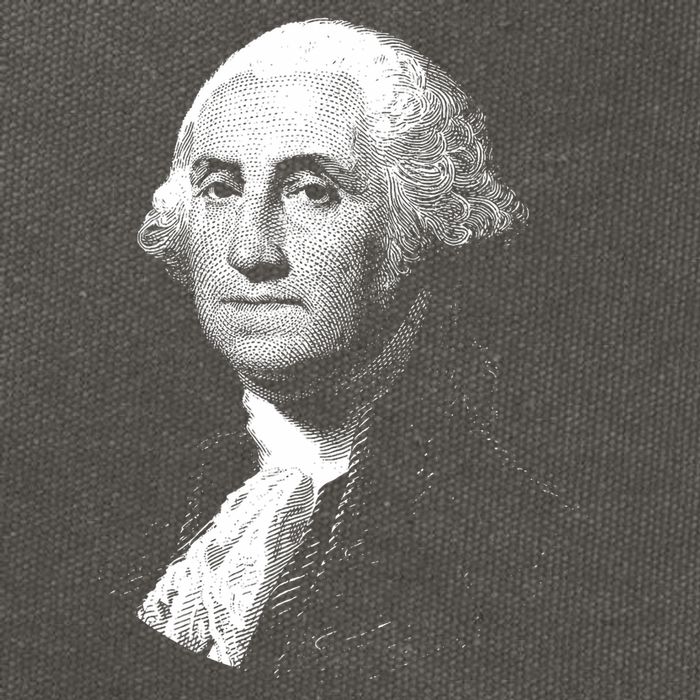George Washington 4th Of July Design Cotton Canvas Backpack