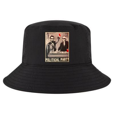 George Washington And Abraham Lincoln Political Party Cool Comfort Performance Bucket Hat